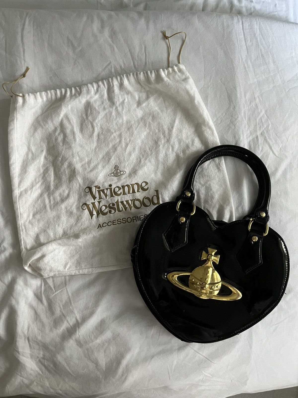 Vivienne Westwood Vivienne Westwood black heart chancery bag Size ONE SIZE - 3 Thumbnail