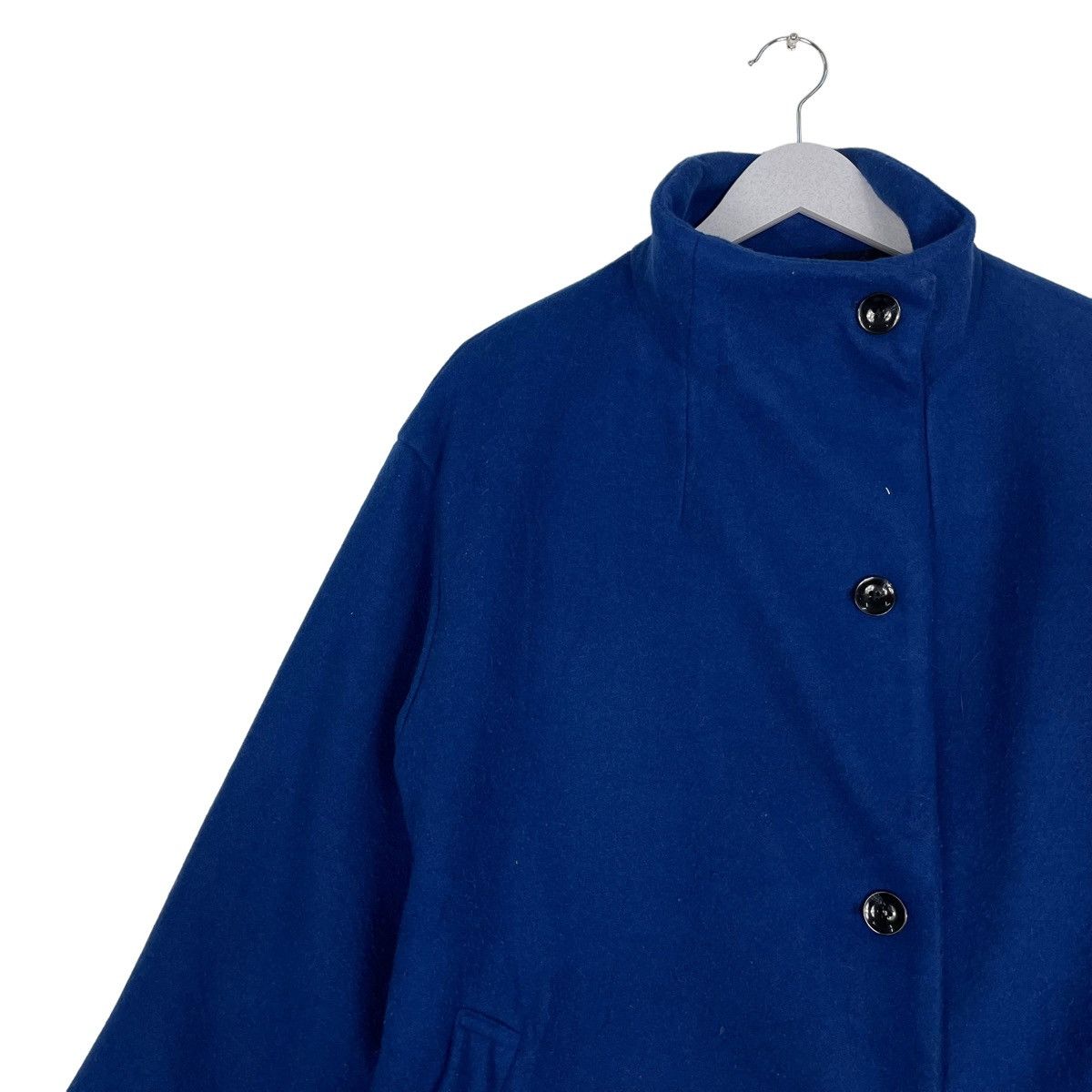 Comme Ca Ism × Japanese Brand 💥COMME CA ISM OVERCOAT BUTTON ROYAL BLUE JACKET Size US L / EU 52-54 / 3 - 6 Thumbnail