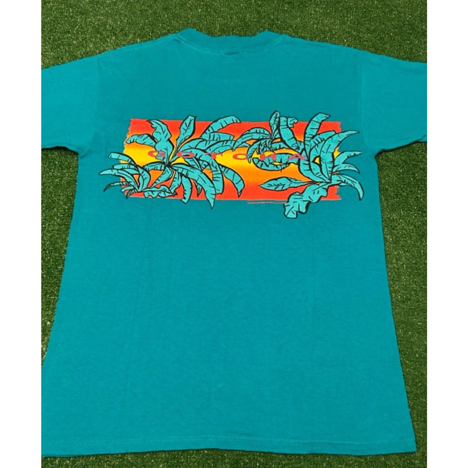 Gotcha VINTAGE Gotcha Shirt Double-Sided Surf 1992 Mens M Blue 90s USA Surfer Shirt Size US M / EU 48-50 / 2 - 2 Thumbnail
