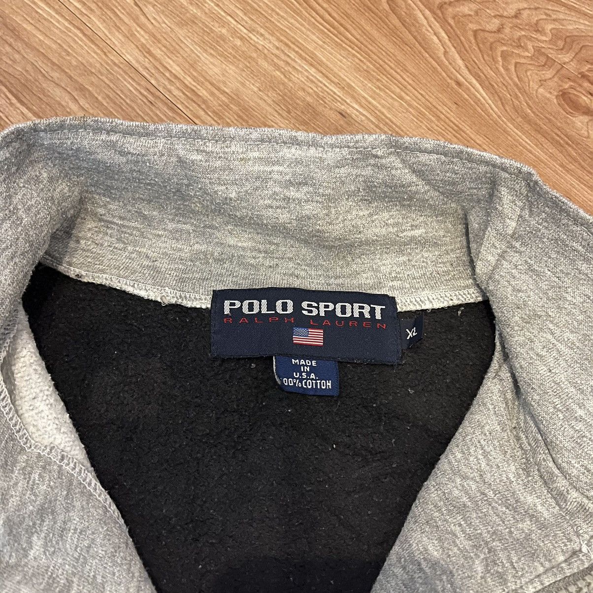 Polo Ralph Lauren 1990s Polo Sport Ralph Lauren Half Zipper Made In Usa Size US XL / EU 56 / 4 - 7 Thumbnail