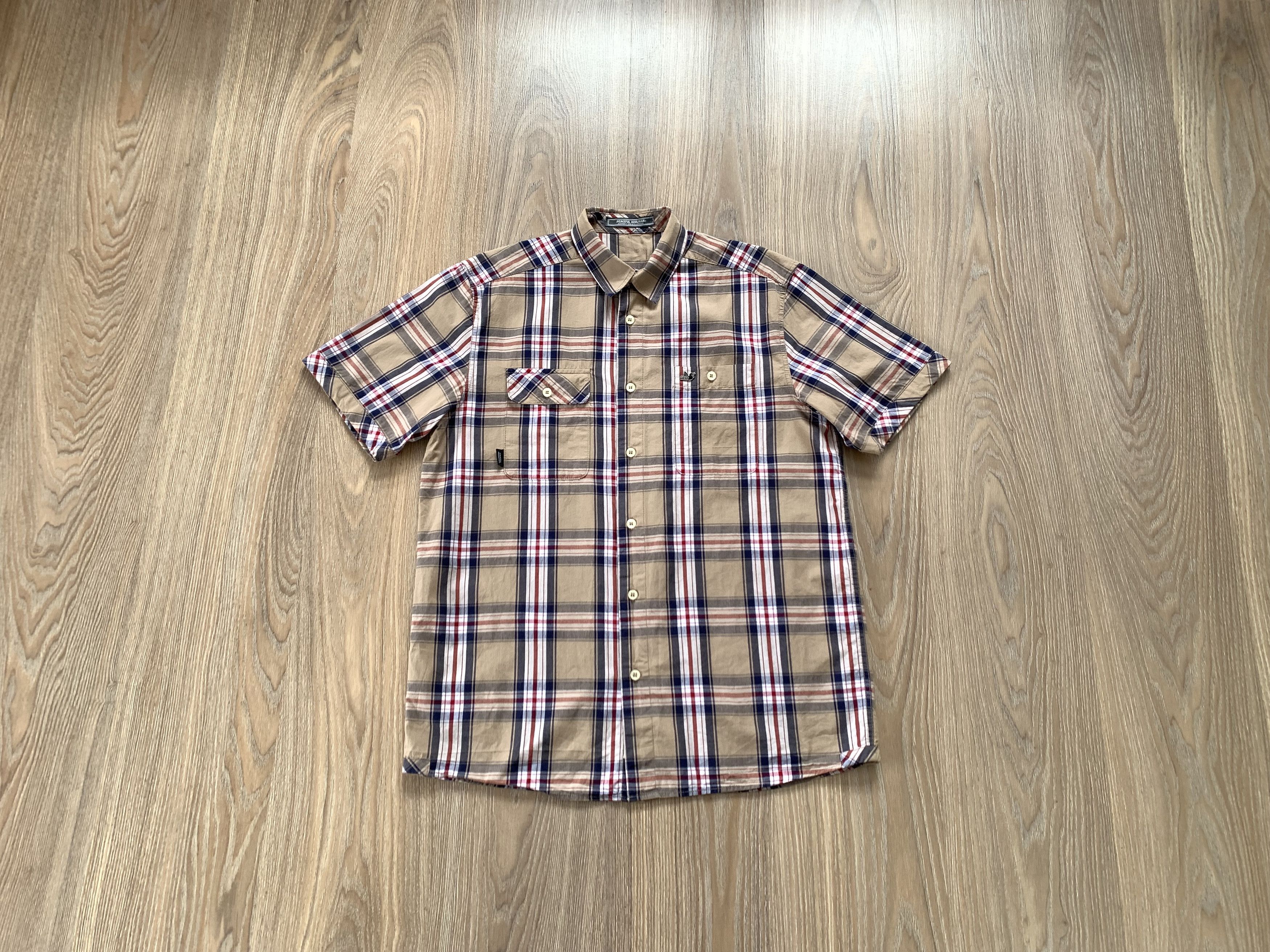 Other Peaceful Hooligan Pattern Stripe Cotton Button Up Shirt Size US M / EU 48-50 / 2 - 1 Thumbnail