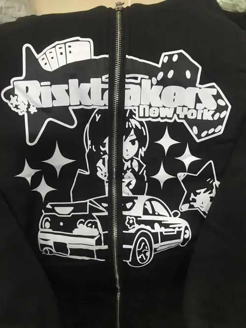 Anime Anime Car Ristakers New York Hoodie Cartoon Y2k Gothic Punk Size US M / EU 48-50 / 2 - 4 Thumbnail
