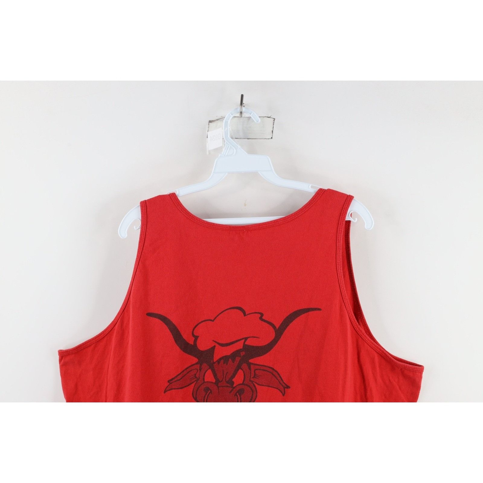 Vintage Vintage 90s Faded Spell Out Got Meat Beef Tank Top T-Shirt Size US XXL / EU 58 / 5 - 9 Thumbnail