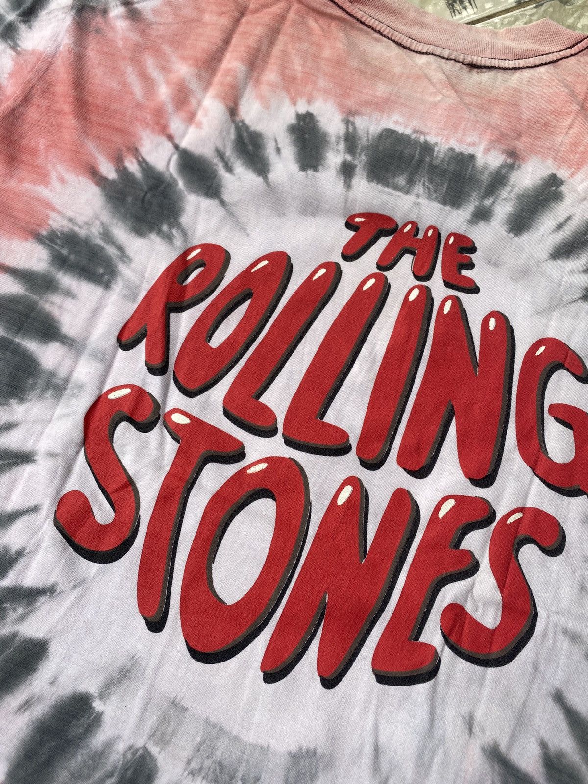 Band Tees THE ROLLING STONES “Band Logo” Tie-Dye Tee (2000s) Size US L / EU 52-54 / 3 - 6 Thumbnail