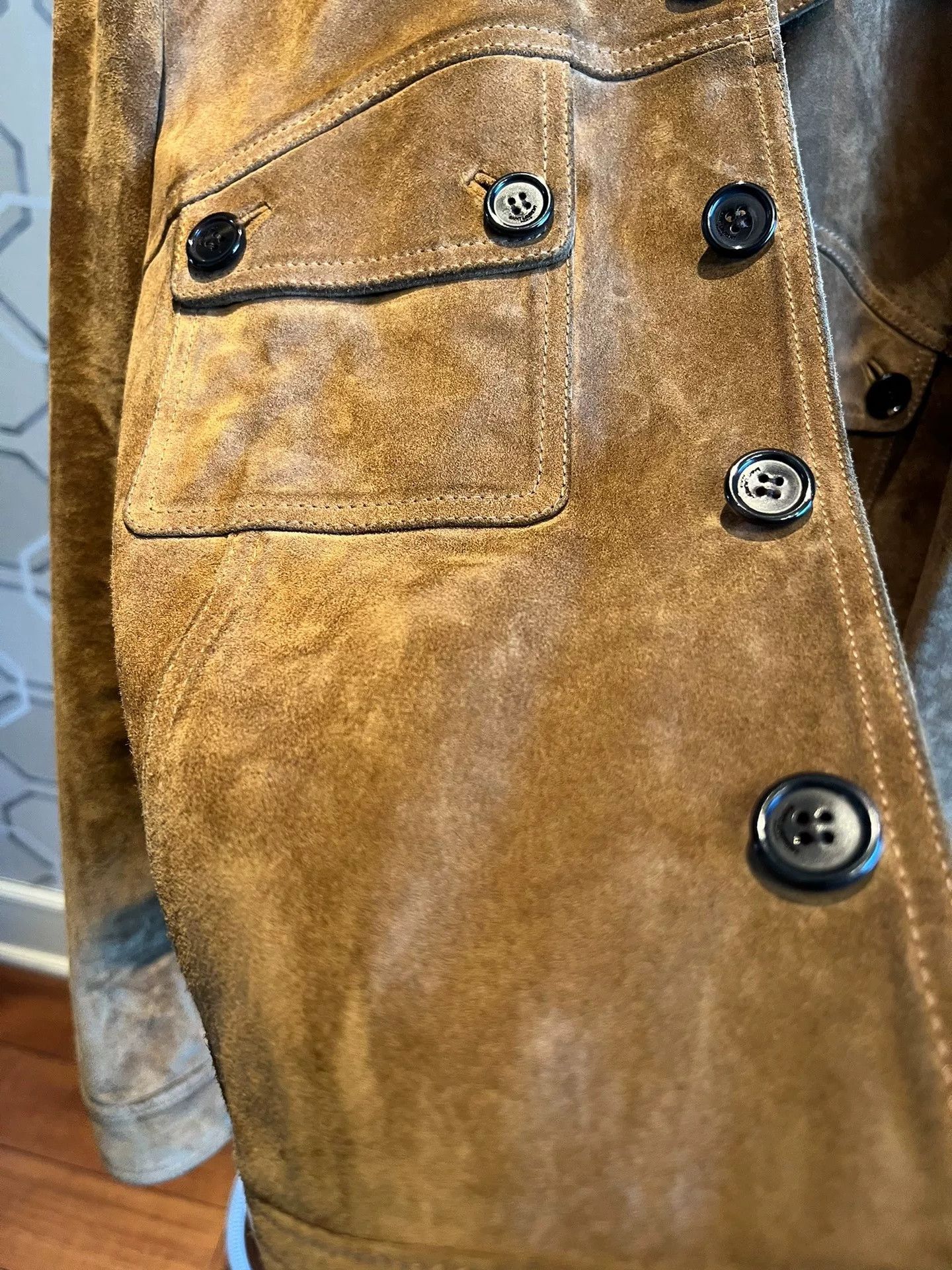 Saint Laurent Paris Saint Laurent SLP Runway Suede Slim Jacket Size US S / EU 44-46 / 1 - 5 Thumbnail