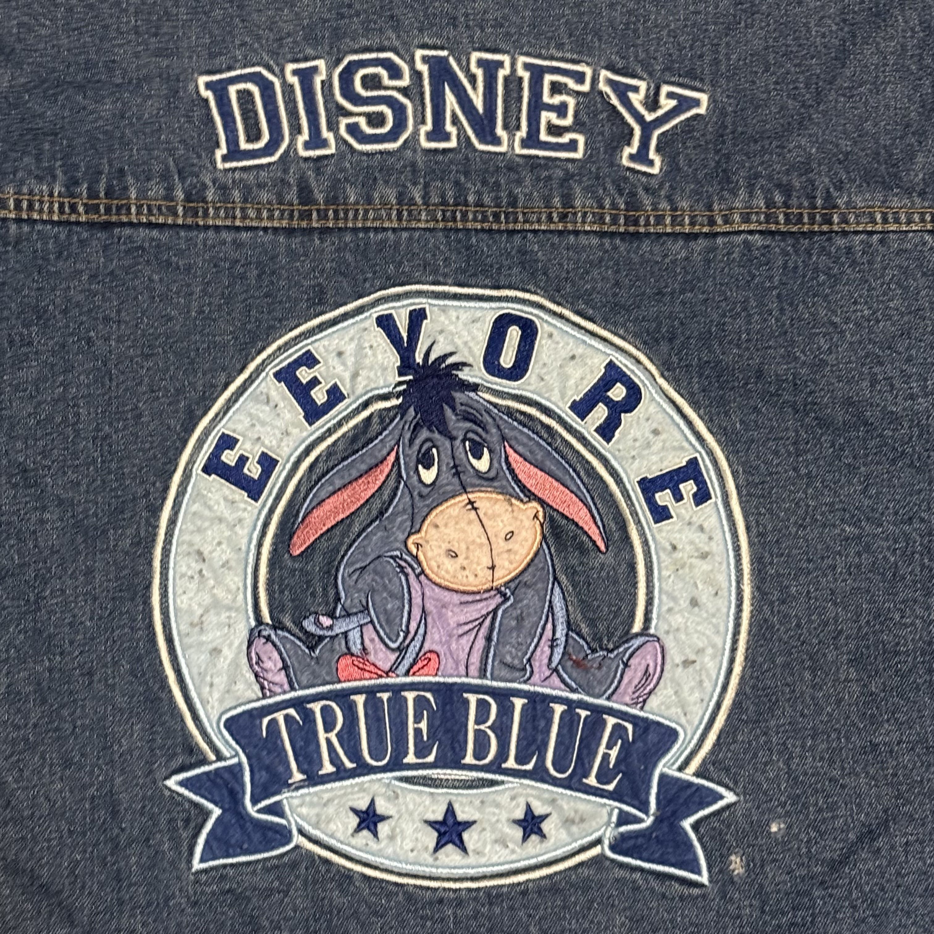 Disney Vintage Disney Eeyore True Blue Denim Jacket Size XL Size XL / US 12-14 / IT 48-50 - 3 Thumbnail
