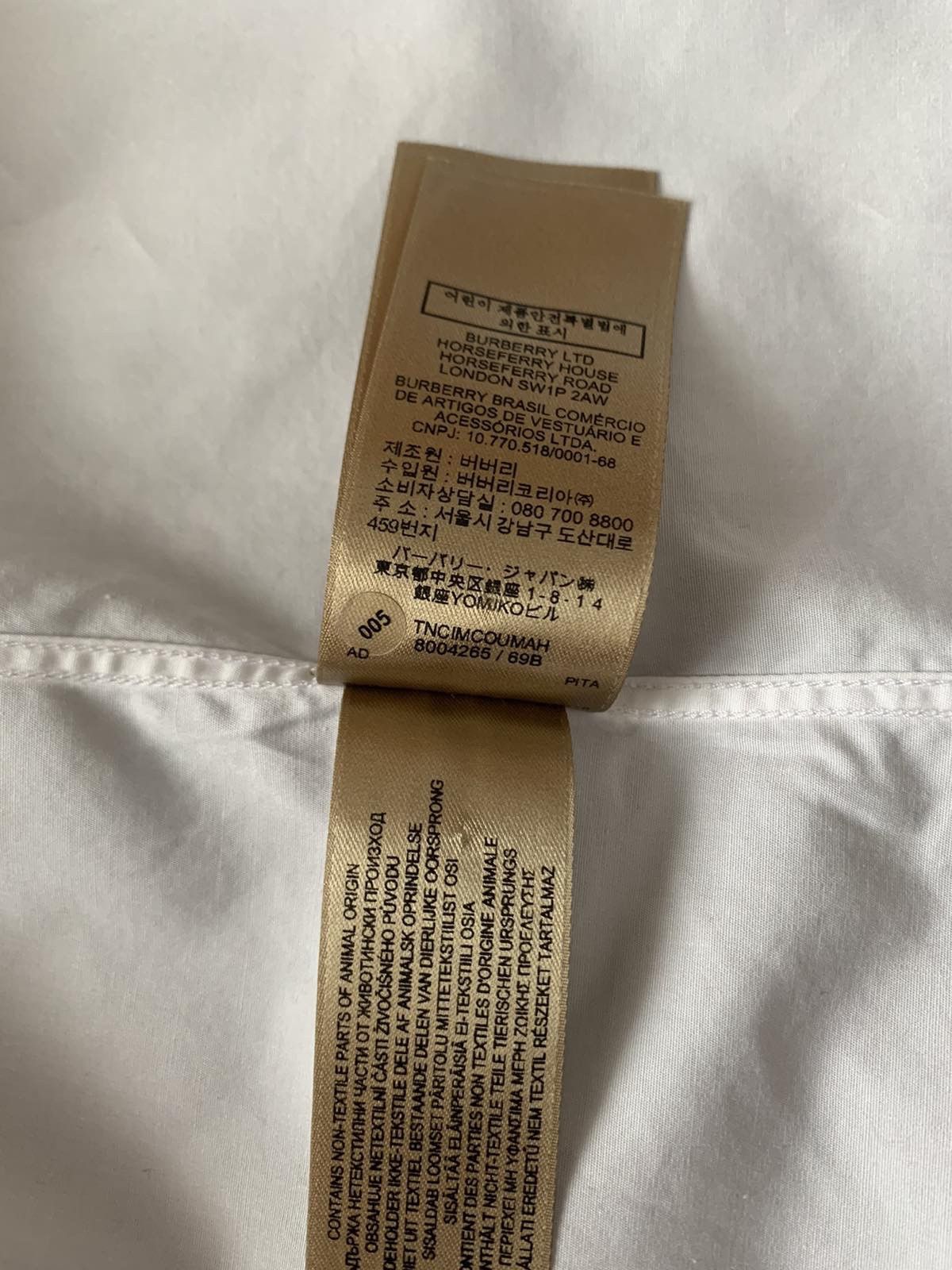Burberry 🔥🔥 Burberry Classic White Shirt Size US L / EU 52-54 / 3 - 8 Thumbnail