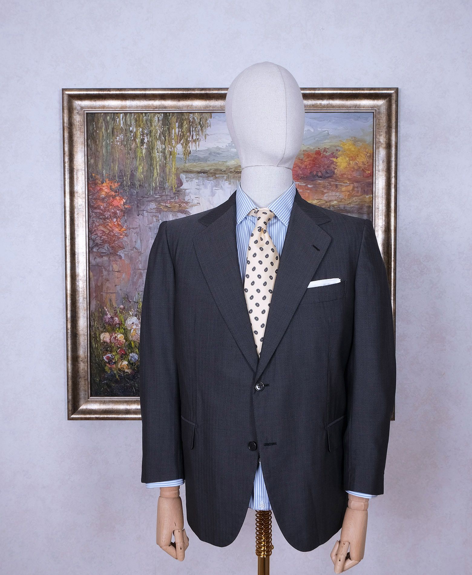 Other Sartoria Concolato, blue Jacket, Size 40, Shorter, bespoke Size 40S - 1 Thumbnail