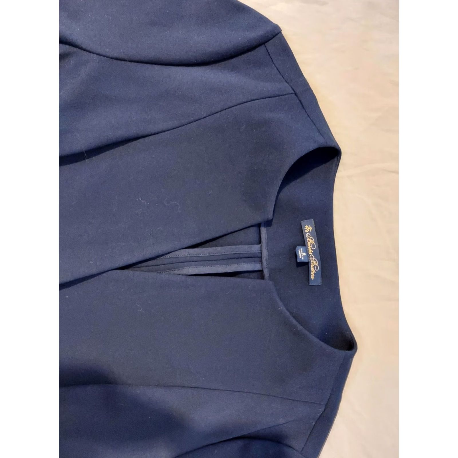 Brooks Brothers Brooks Brothers Womens Jacket Blazer 8 Navy Blue Size M / US 6-8 / IT 42-44 - 4 Thumbnail
