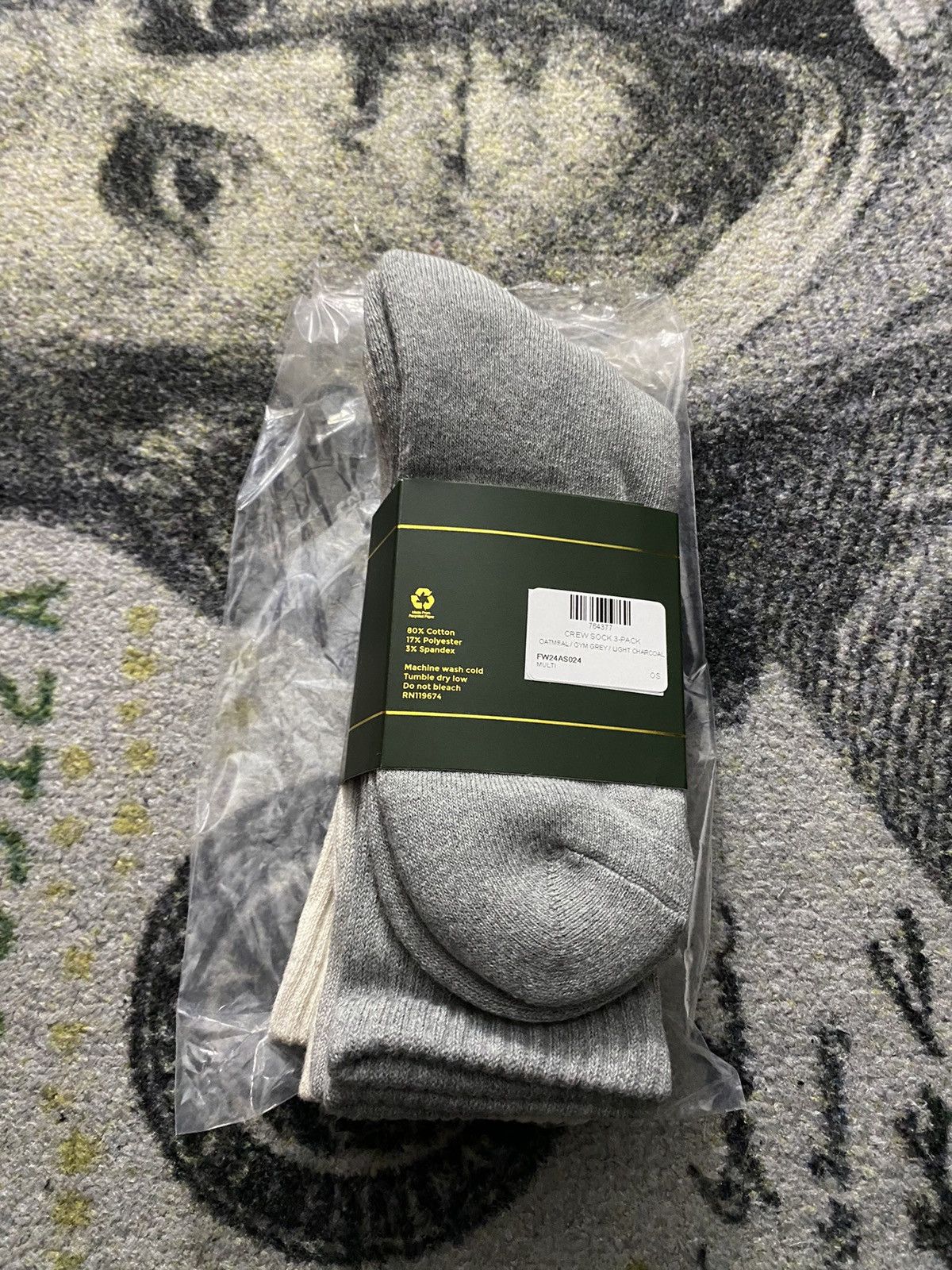 Aime Leon Dore Aime Leon Dore Crew Socks (Pack of 3) Size ONE SIZE - 4 Thumbnail