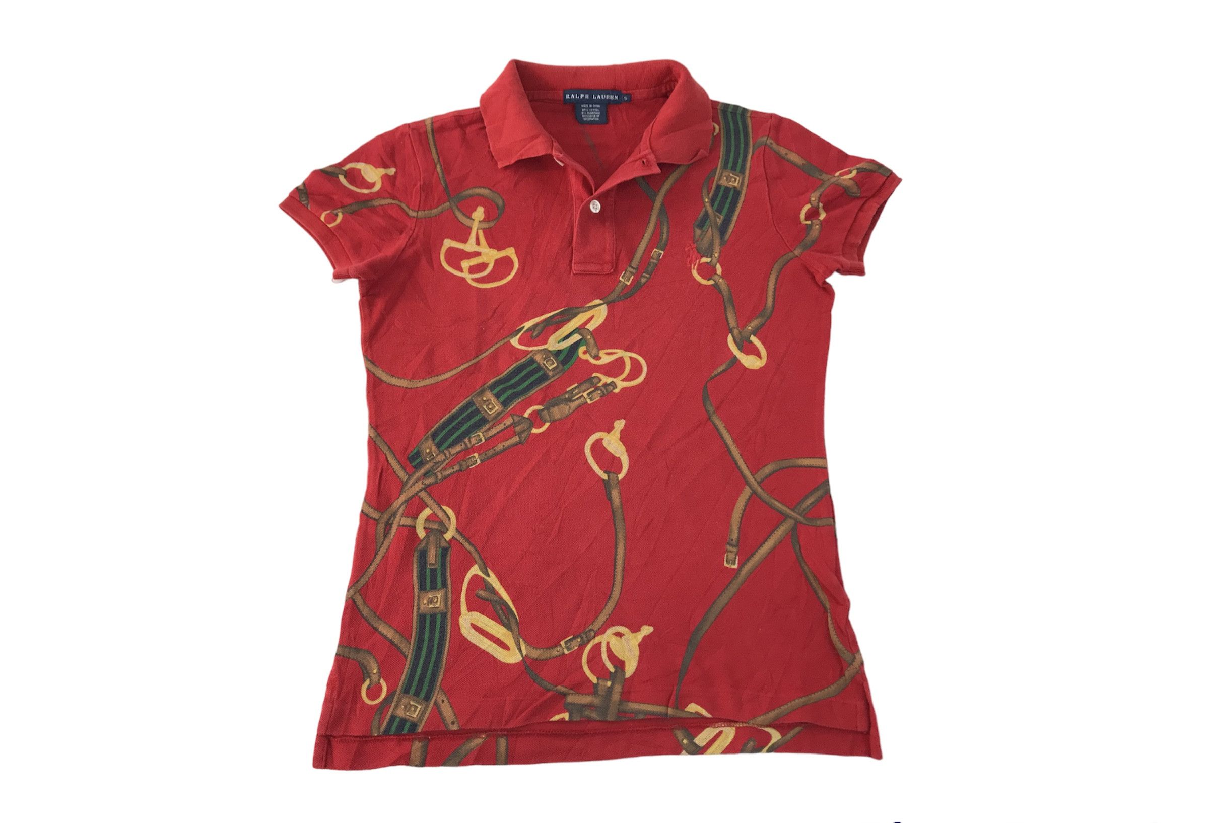 Other Polo By Ralph Lauren Baroque Rope Design Pony Polo Tee Size S / US 4 / IT 40 - 1 Thumbnail