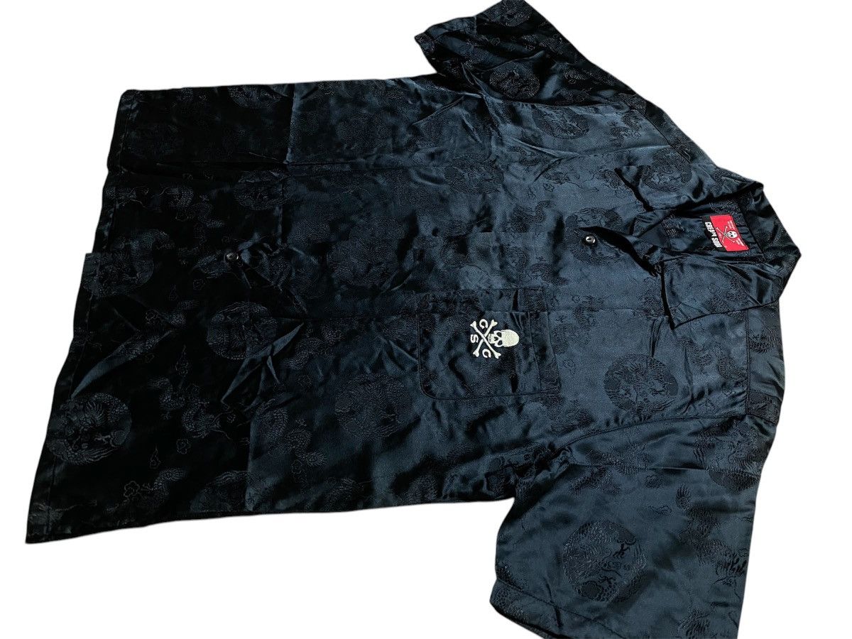 Japanese Brand × Vintage Vtg Cream Soda Motive Dragon Rayon Shirt Rockabilly Style Size US L / EU 52-54 / 3 - 7 Thumbnail
