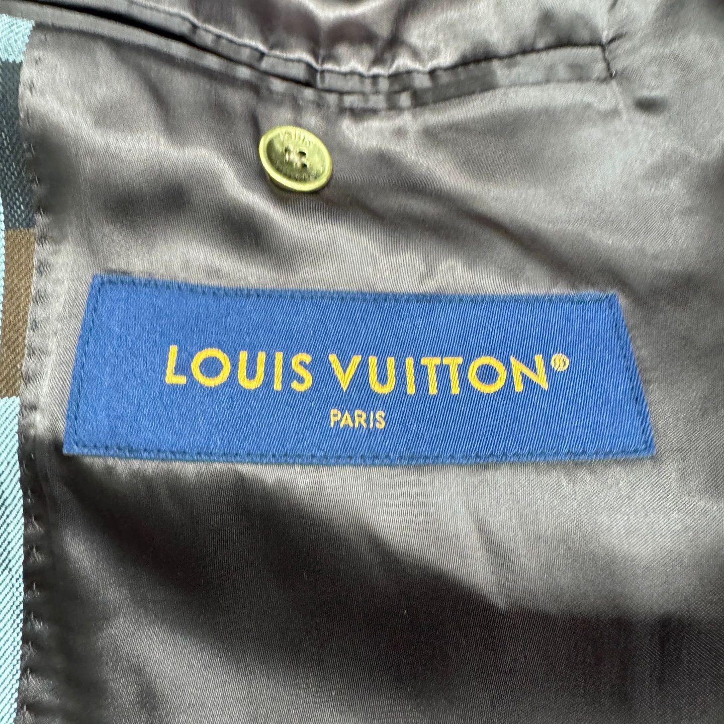 Louis Vuitton LV Mosaic Wool Suit Jacket 48 New With Tags Size US M / EU 48-50 / 2 - 2 Thumbnail
