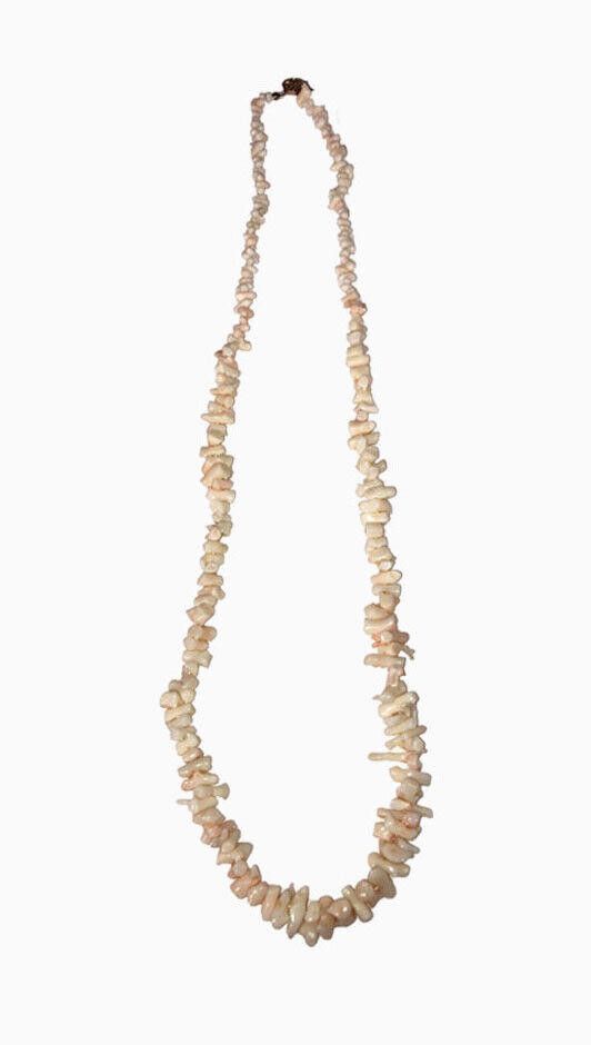 Designer Angel Skin Coral Polished Branch Nugget Bead Necklace Size ONE SIZE - 5 Thumbnail