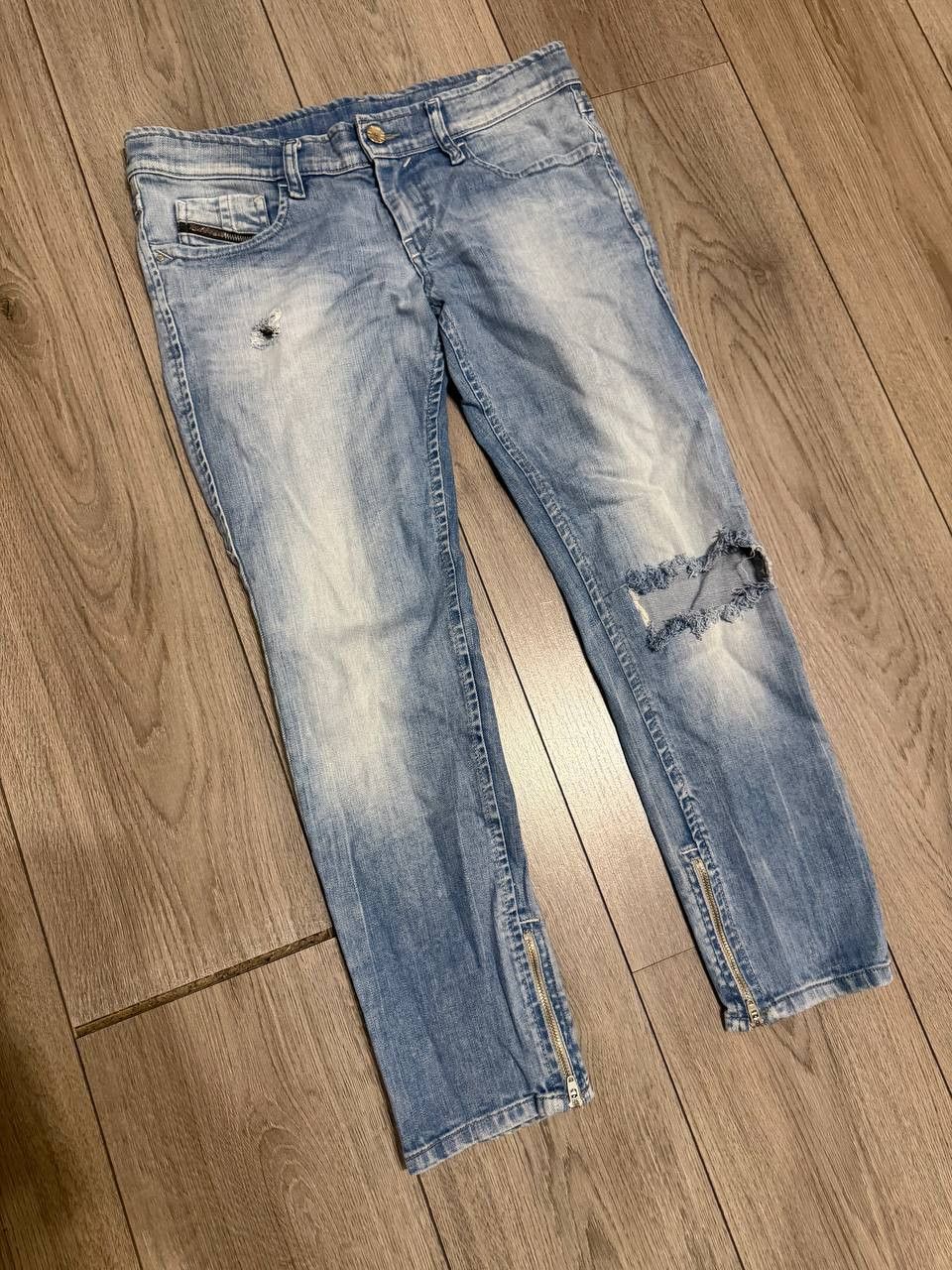 Diesel Diesel Zivy Jeans women W30 L30 Blue Cotton Size 30" / US 8 / IT 44 - 2 Thumbnail
