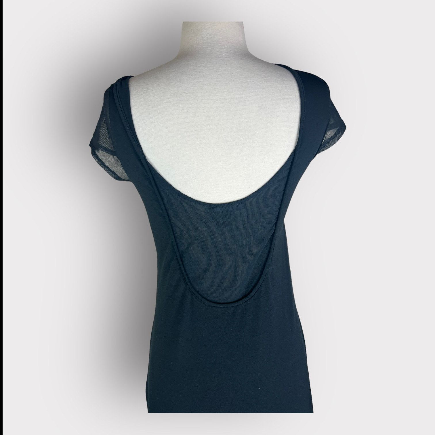 Express Express Vintage Y2K Mesh Inserts Mini Dress | Medium Size M / US 6-8 / IT 42-44 - 4 Thumbnail