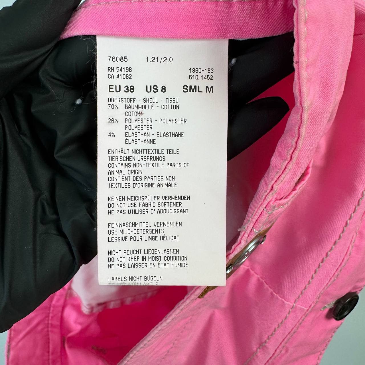 Bogner Bogner Womens Pink Shorts Luxury Designer Cotton Size M Size 32" / US 10 / IT 46 - 4 Thumbnail