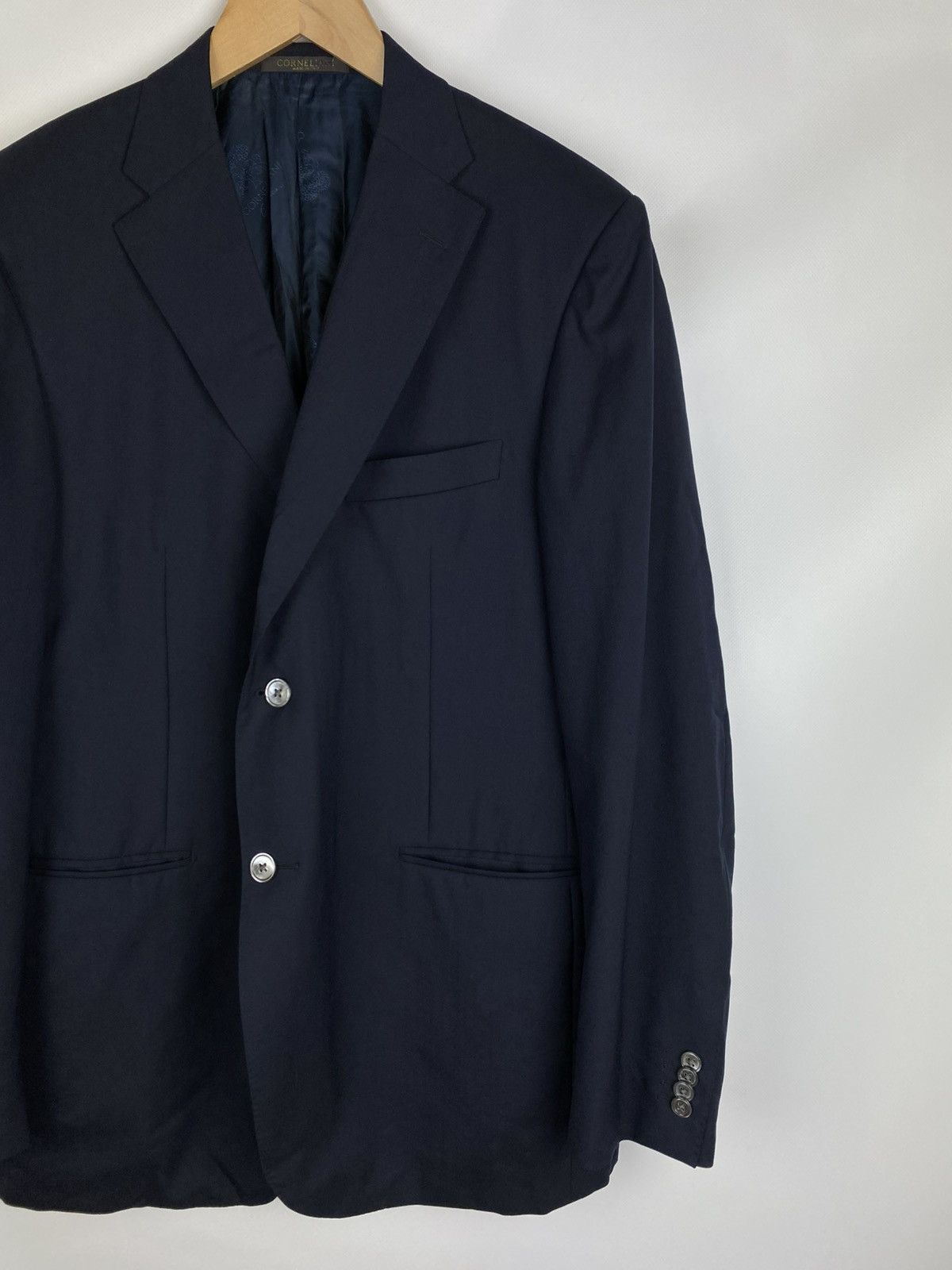 Corneliani Corneliani 100’s ExtraFine Wool blazer jacket sportcoat Size 44R - 3 Thumbnail