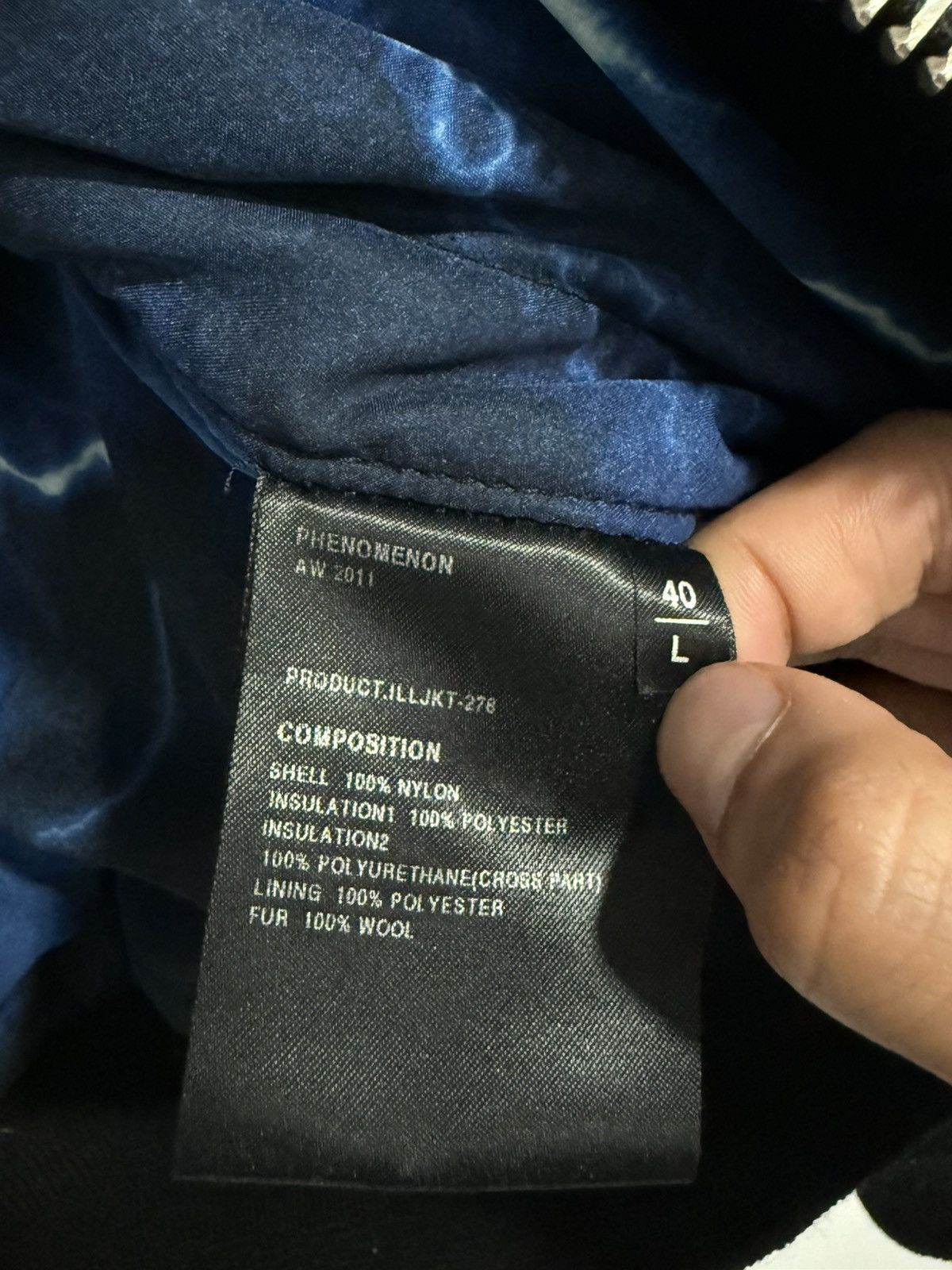 PHENOMENON Phenomenon bomber cross jacker aw11 Size US L / EU 52-54 / 3 - 5 Thumbnail