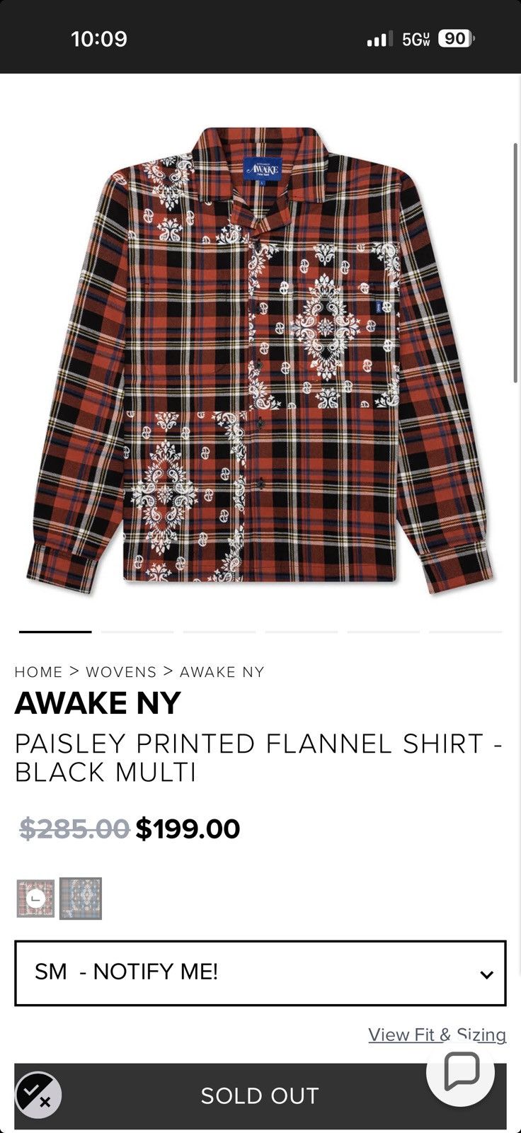 Awake NY Awake NYC flannel Size US XL / EU 56 / 4 - 2 Thumbnail