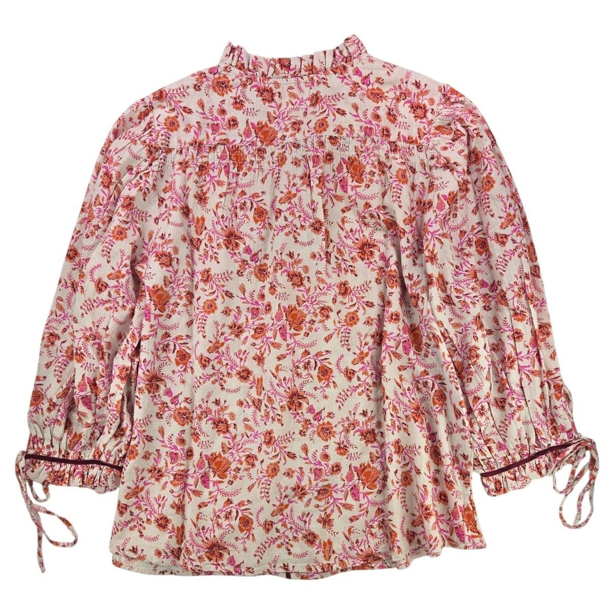 Other Sundance | Relaxed Fit Floral Peasant/Prairie Blouse | XL Size XL / US 12-14 / IT 48-50 - 5 Thumbnail