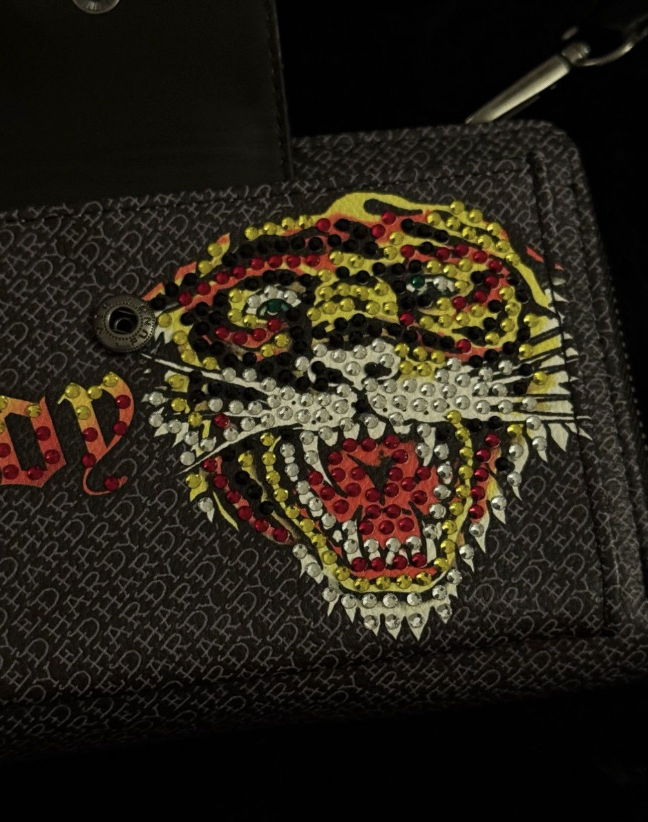Ed Hardy Ed Hardy Rhinestone Tiger Crossbody Wallet New w Tag Size ONE SIZE - 2 Thumbnail