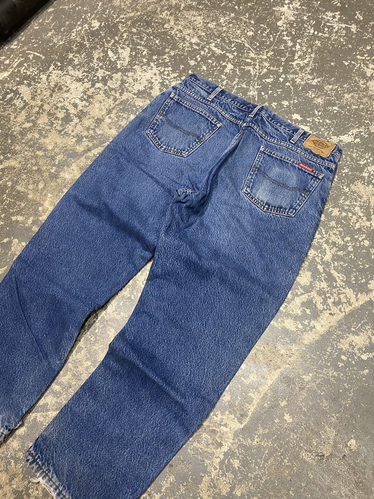 Carhartt × Dickies × Vintage Vintage Dickies Blanket Lined Denim Baggy Fit Pants Size US 38 / EU 54 - 2 Thumbnail
