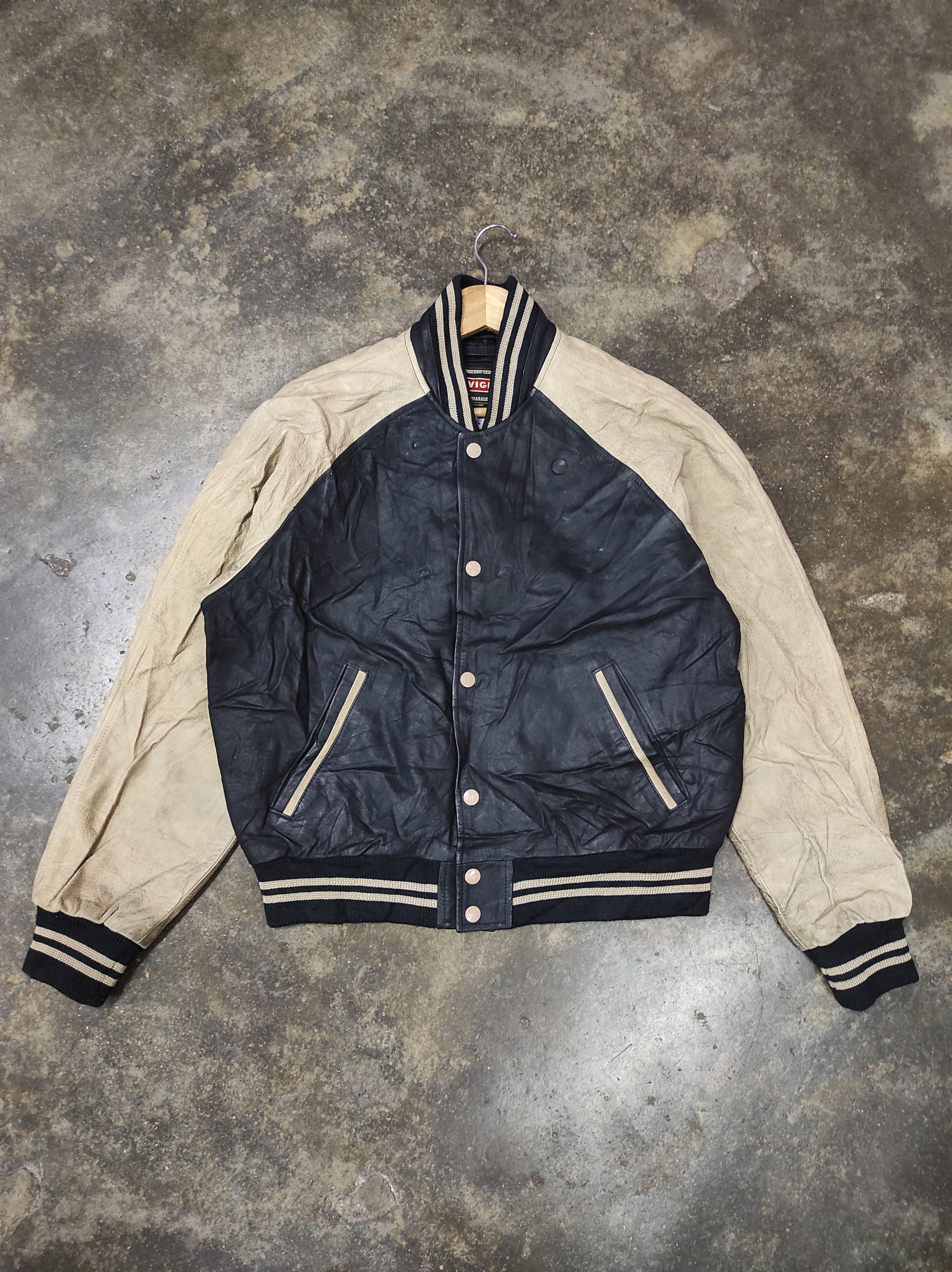 Chevignon CHEVIGNON FULL LEATHER VARSITY JACKET Size US M / EU 48-50 / 2 - 2 Thumbnail