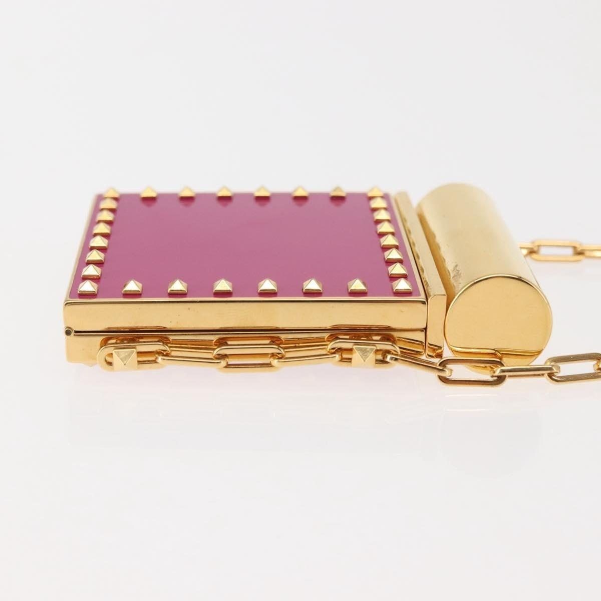 Valentino Valentino Metal Lipstick Holder Cosmetic Pouch Pink Size ONE SIZE - 2 Thumbnail