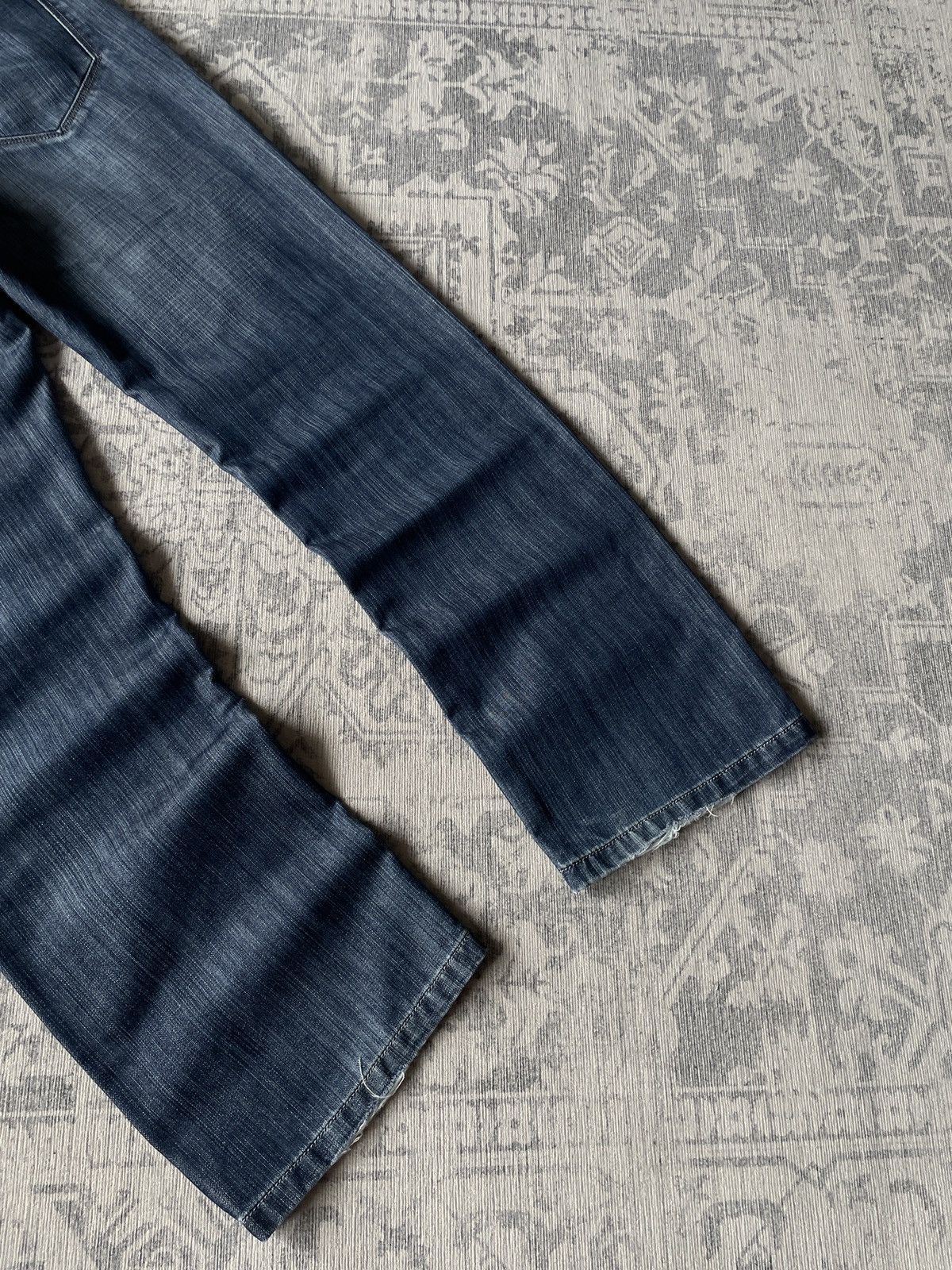 Other Vintage Avant Garde Jeans Flared Baggy Wide Japanese Y2K Size US 34 / EU 50 - 8 Thumbnail