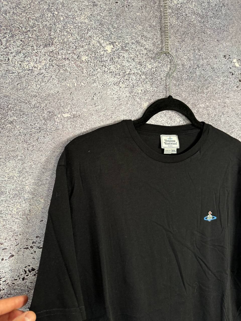 Vivienne Westwood Vivienne Westwood Orbital Embroidered Black Tee 2XL Size US XXL / EU 58 / 5 - 8 Thumbnail