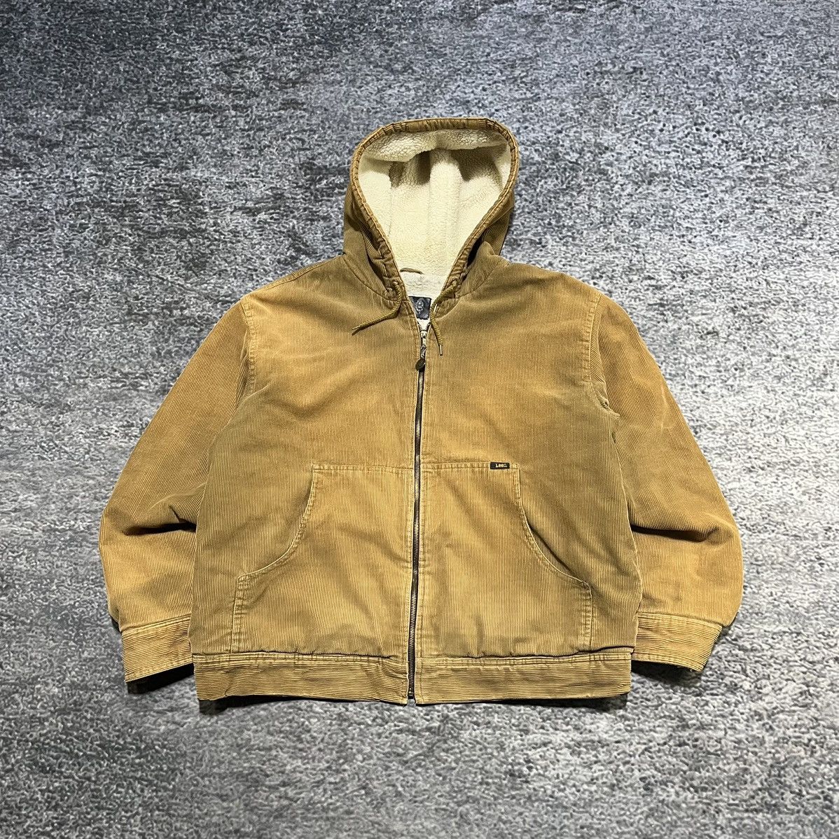 Lee Vintage Lee Sherpa Lined Corduroy Jacket Hooded Medium Size US M / EU 48-50 / 2 - 1 Thumbnail