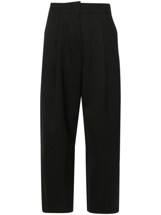 Studio Nicholson STUDIO NICHOLSON Women Straight Pants ANSELLSNW 1370BLACK Black Size 28" / US 6 / IT 42 - 1 Thumbnail
