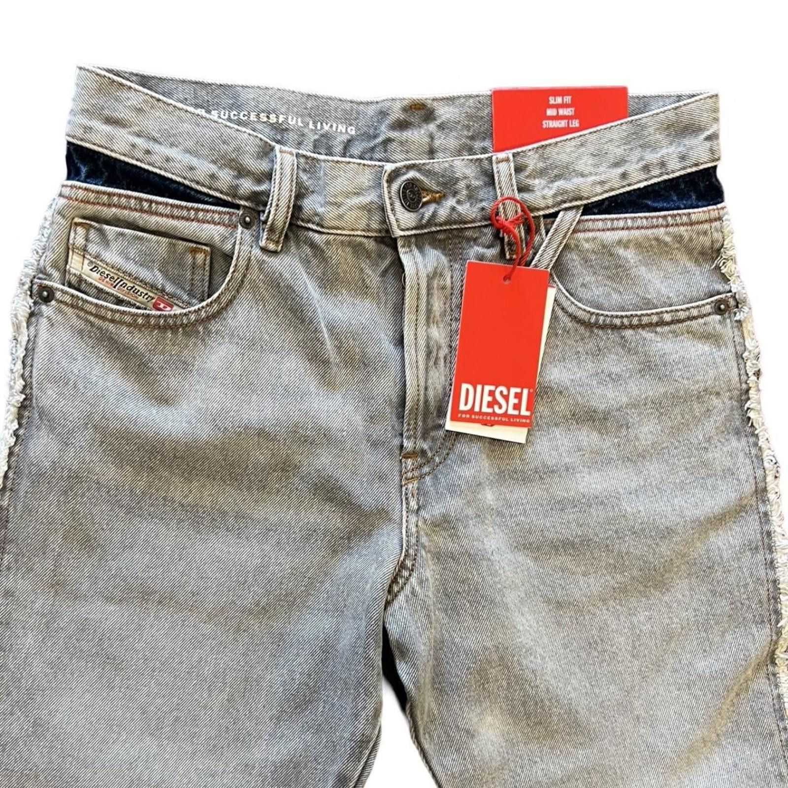 Diesel Diesel 1995-RS L.32 Trousers – Light Wash Sustainable Denim Size 27" / US 4 / IT 40 - 6 Thumbnail