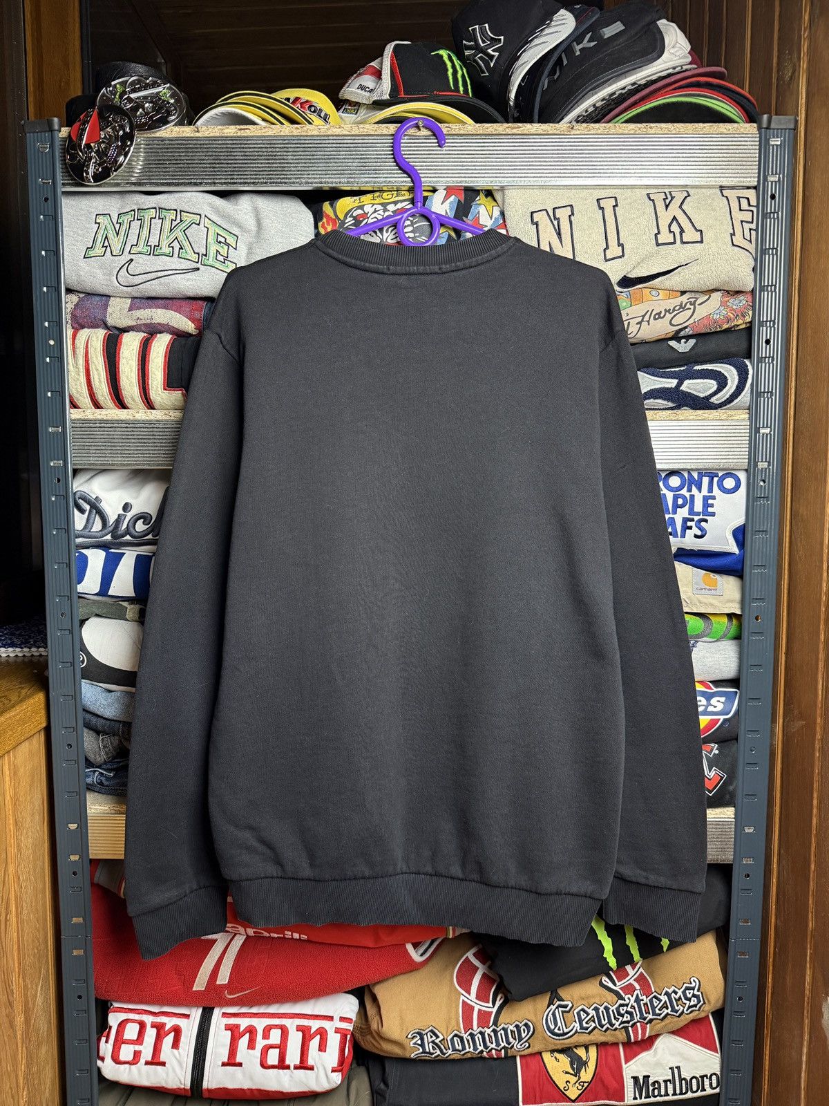 Versace Versace Big Logo Sweatshirt Black Versace Jeans Size US L / EU 52-54 / 3 - 2 Thumbnail