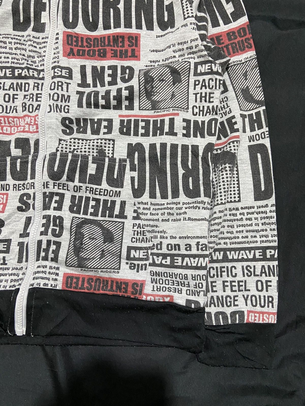 Japanese Brand GREENGATES NEW WAVE PARADIDE ZIP HOODIE Size US M / EU 48-50 / 2 - 5 Thumbnail