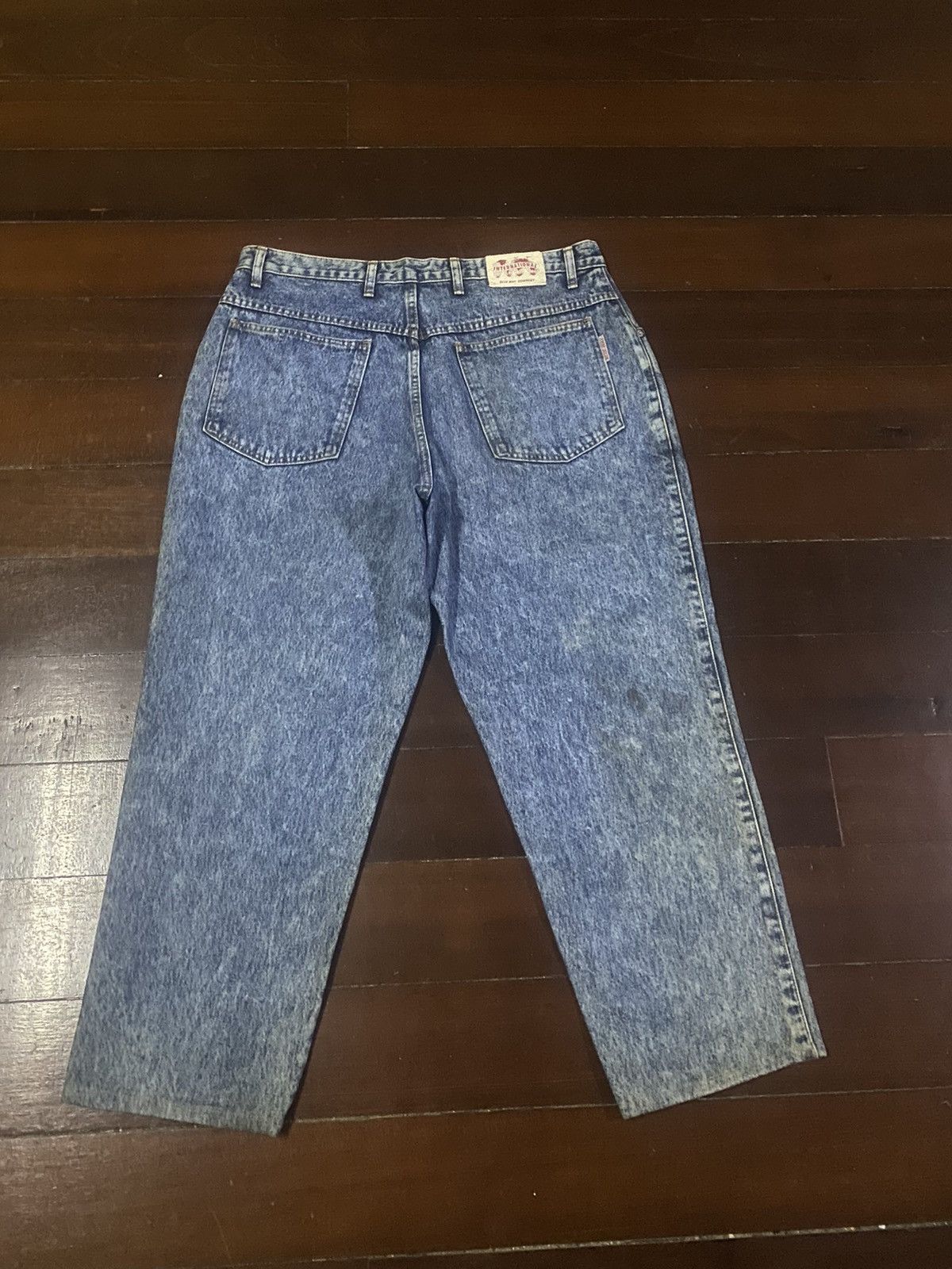 Blue Blue Japan × Designer Fire 🔥 BLUE WAY japan denim stone wash acid wash baggy Size US 38 / EU 54 - 7 Thumbnail