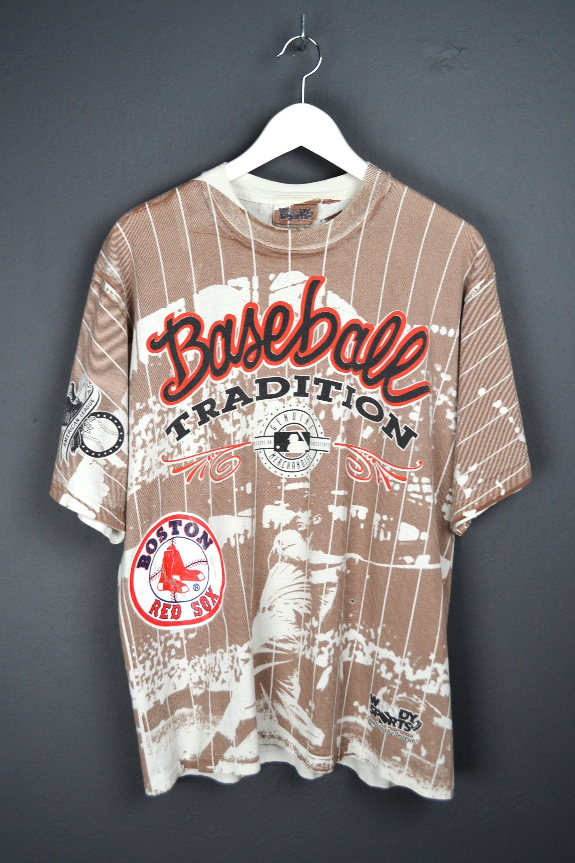 Vintage 1990s Baseball Tradition T-shirt Boston Red Sox L Woody Size US L / EU 52-54 / 3 - 1 Thumbnail