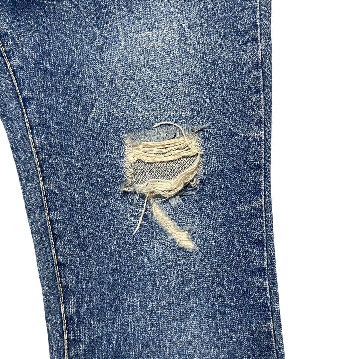 Japanese Brand OZZ FIRST PINBALL Denim Flare Jeans Studded Size US 34 / EU 50 - 7 Thumbnail