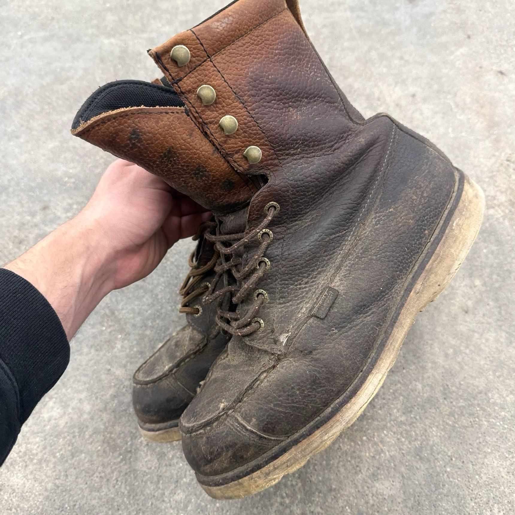 Vintage Irish Setter 894 Wingshooter Upland Leather Mens 9.5 E2 Boots Distressed Size US 10 / EU 43 - 6 Thumbnail