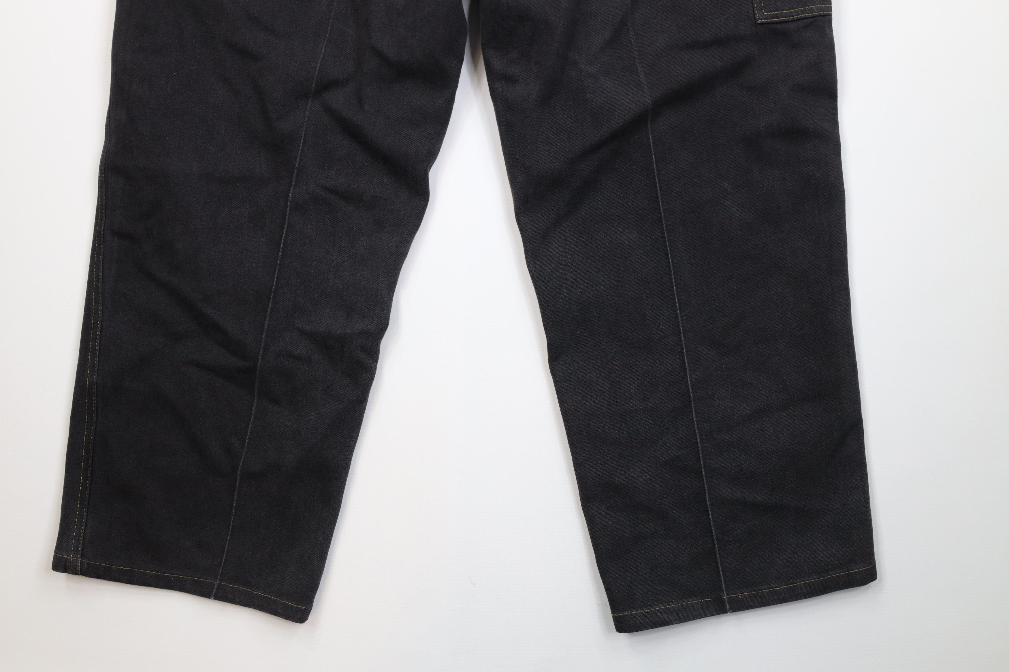 Tommy Hilfiger Vintage 90s Tommy Hilfiger Fit Wide Leg Denim Jeans Black Size US 40 / EU 56 - 15 Thumbnail