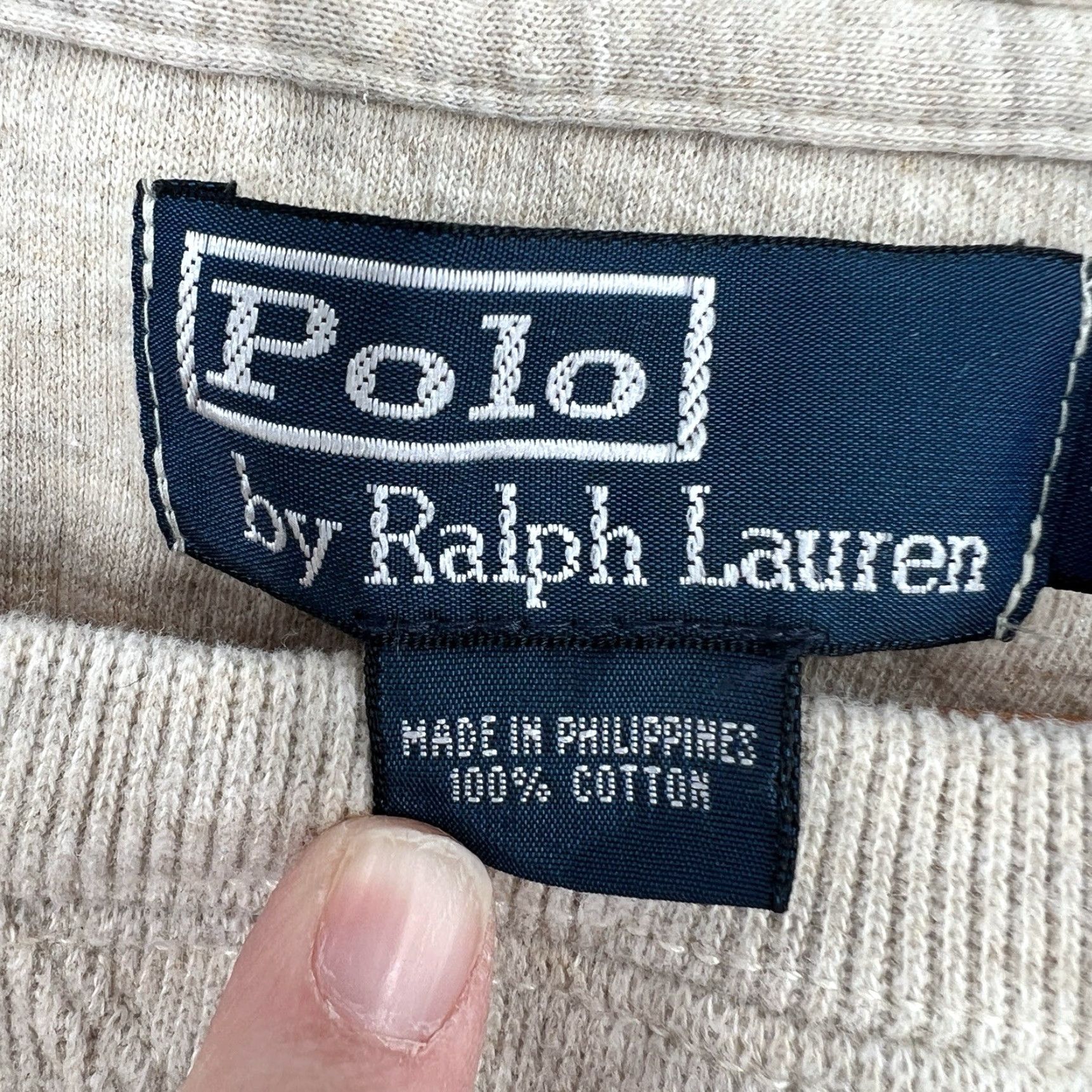Ralph Lauren **Ralph Lauren XL Beige Crewneck Sweatshirt Sweater** User: Ralph Lauren XL Beige Crewneck Sweatshirt Sweater Size US XL / EU 56 / 4 - 5 Thumbnail