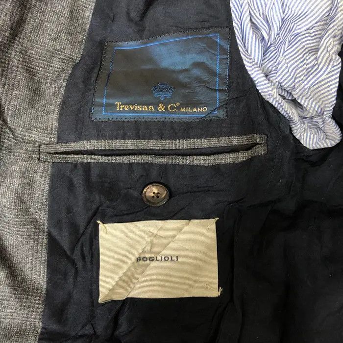 Boglioli Vtg BOGLIOLI MILANO Made In ITALY 3 Button Blazer Sport Coat Size 40R - 7 Thumbnail