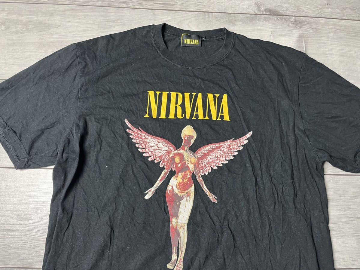 Nirvana Nirvana in utero Tshirt rock size Large Size US L / EU 52-54 / 3 - 3 Thumbnail