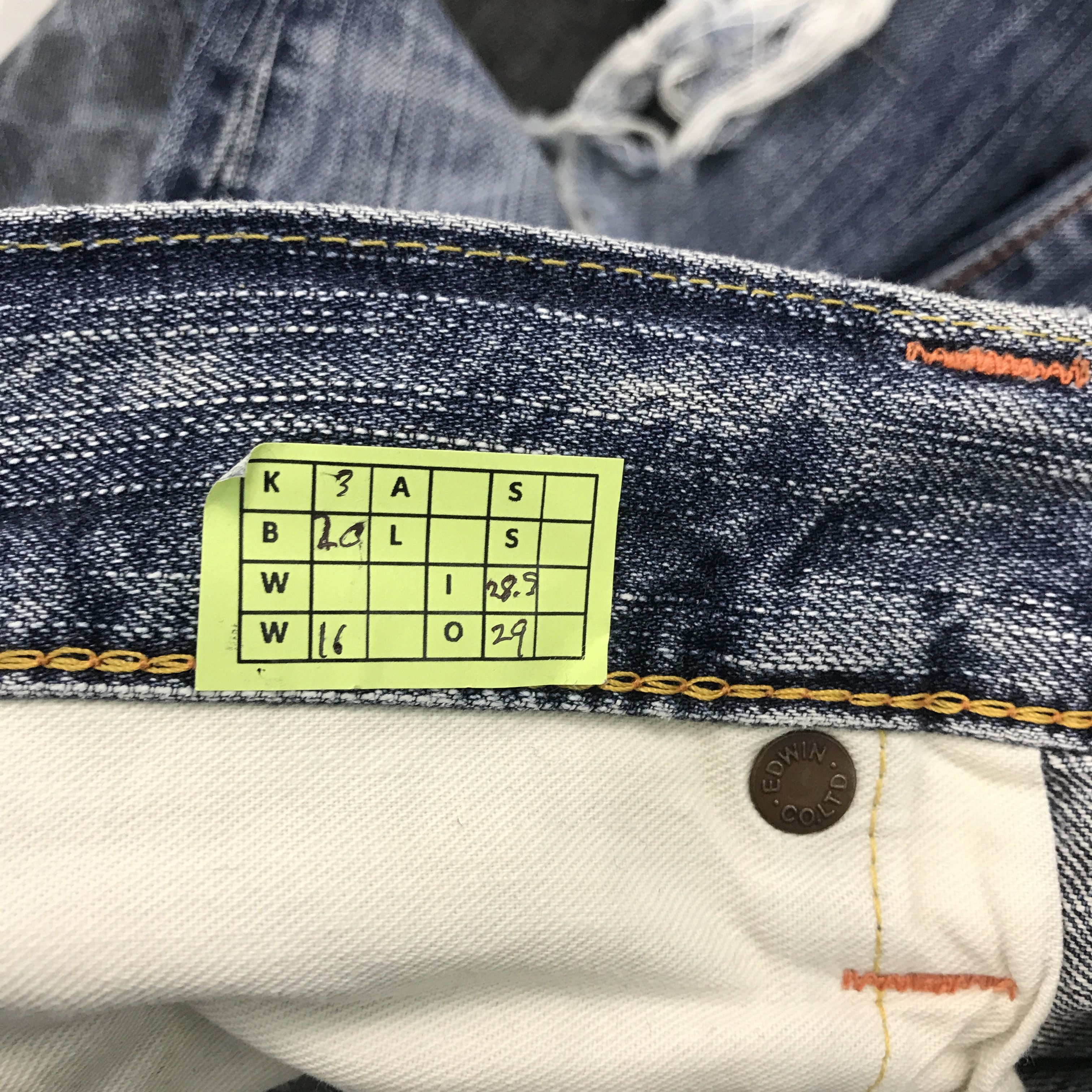 Edwin × Vintage Vtg Flare Edwin 505 Bootcut Distressed denim pants Size US 32 / EU 48 - 15 Thumbnail
