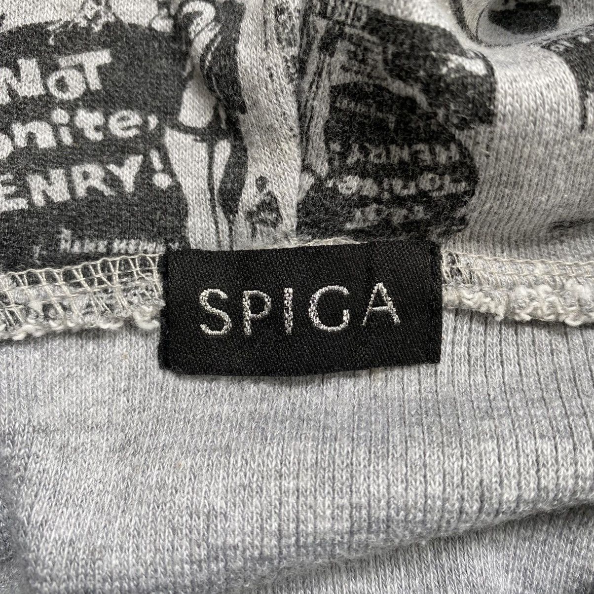 Hysteric Glamour 2000s SPIGA Grey Punk Style Newspaper Print Full Zip Hoodie Size US M / EU 48-50 / 2 - 8 Thumbnail
