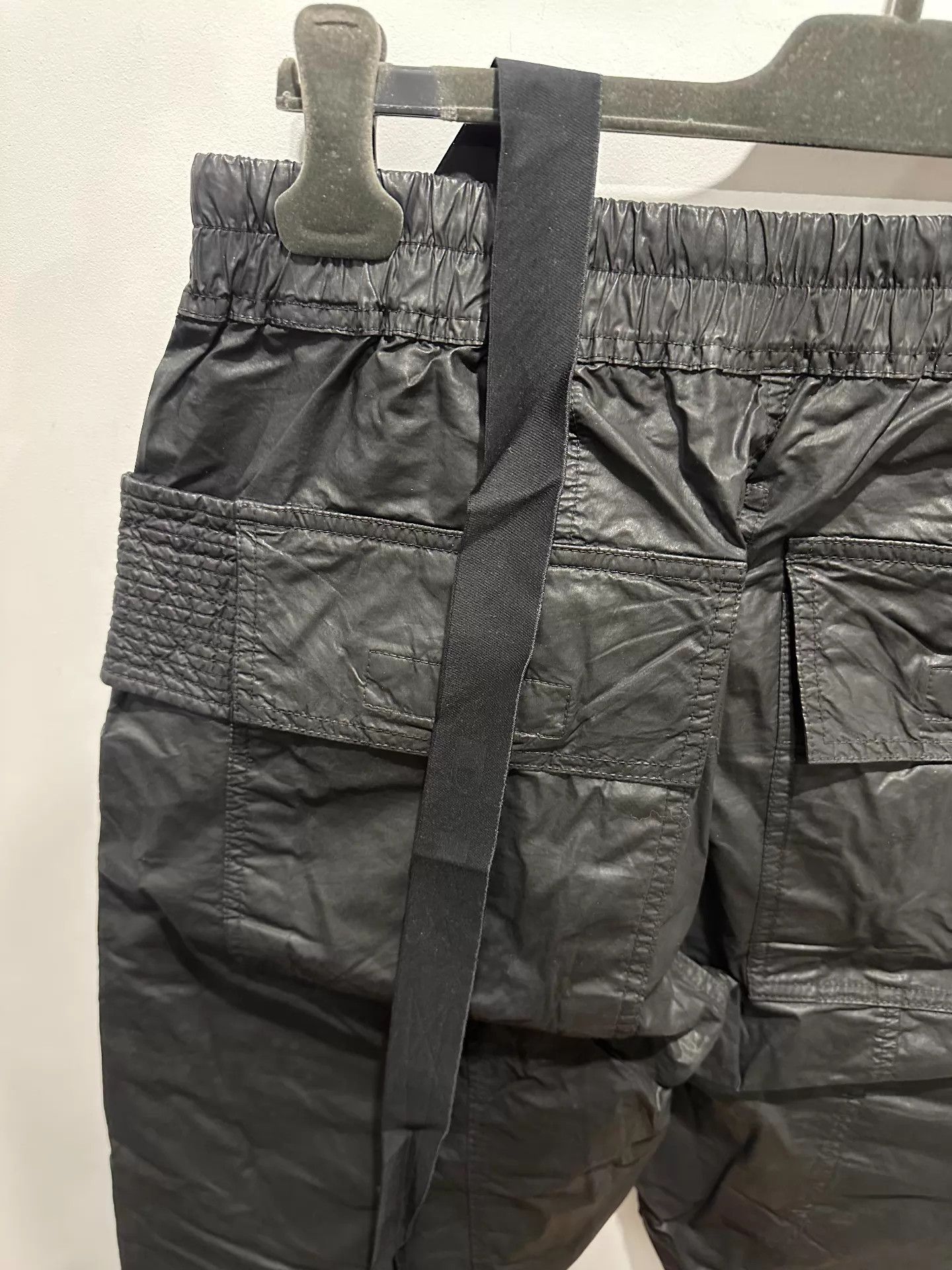 Rick Owens Rick Owens DRKSHDW waxed double ring pants size S Size US 29 - 4 Thumbnail