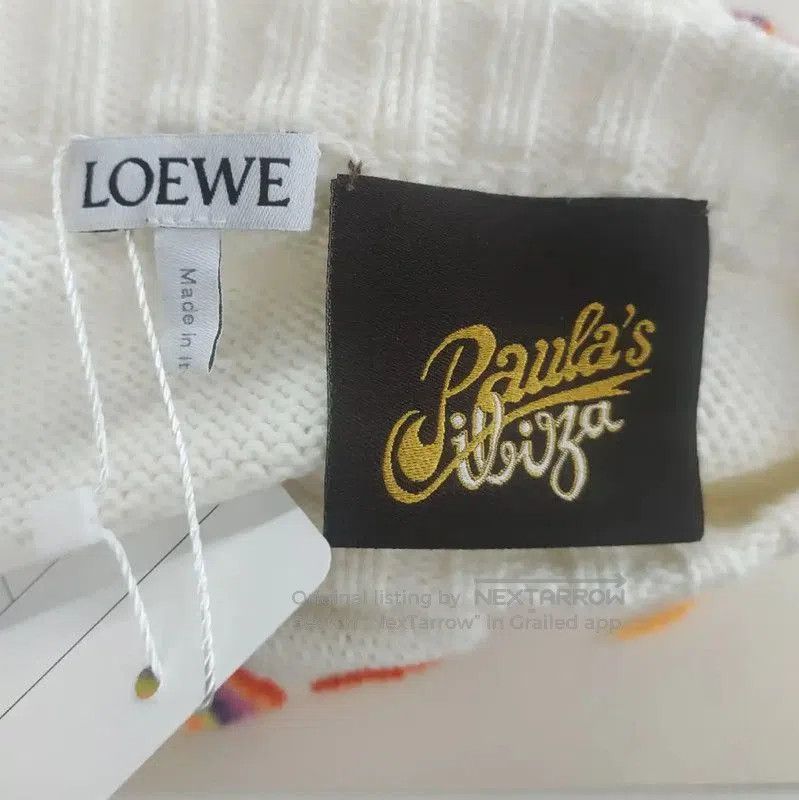 Loewe Loewe White Cotton T-Shirt for Women . Size S / US 4 / IT 40 - 3 Thumbnail