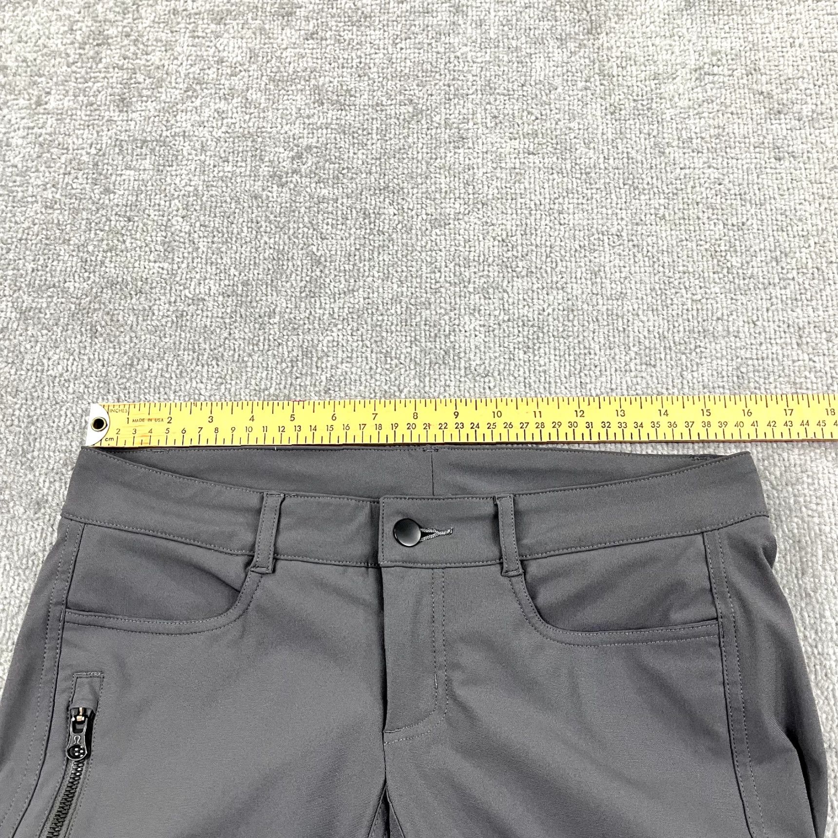 Lululemon LULULEMON Pants Womens Size 8 Slim Gray Bust a Move Moto Travel Workout Commuter Pants Size 30" / US 8 / IT 44 - 5 Thumbnail