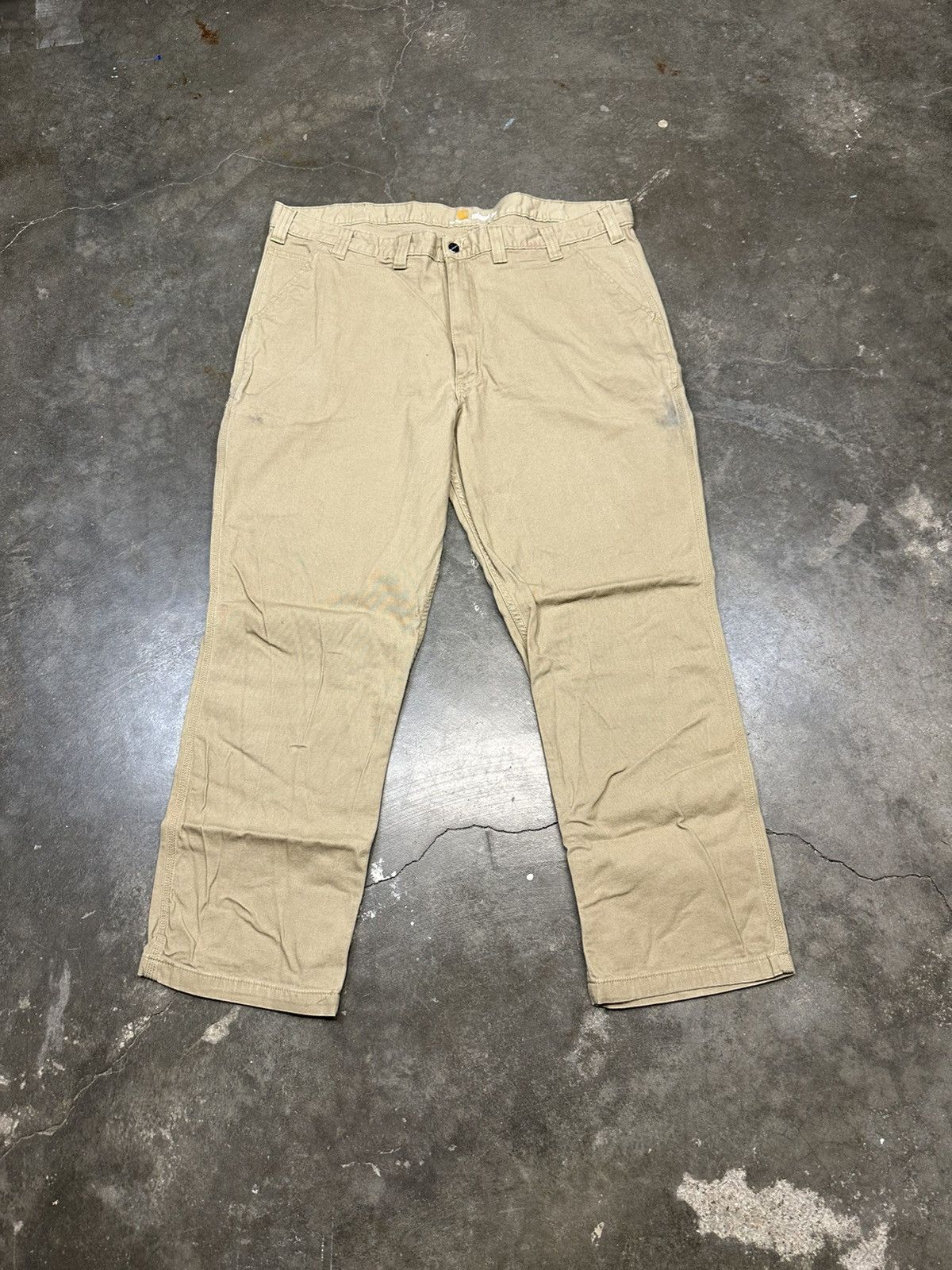 Vintage Carhartt Dungaree Fit Carpenter Utility Work Pants Sz 44x32 ...